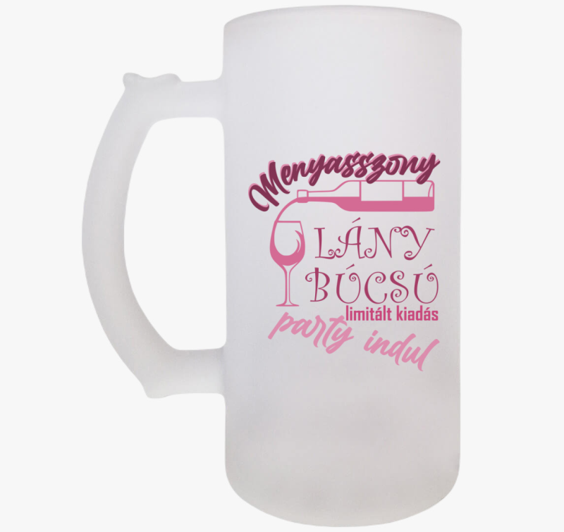 Lánybúcsú party kezdődik Menyasszonynak söröskorsó