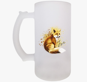 Róka mintás söröskor