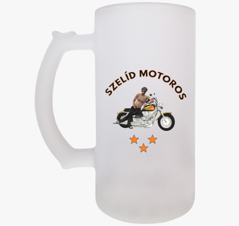 Szelíd Motoros söröskorsó