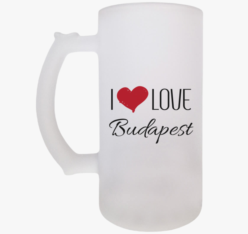 I love Budapest söröskorsó