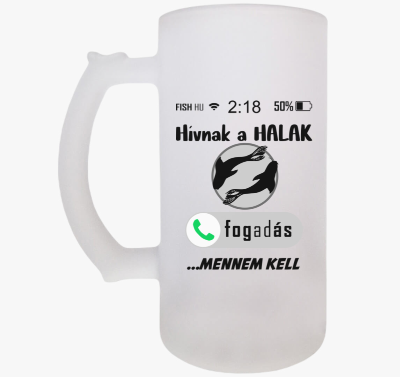 Hívnak a halak söröskorsó