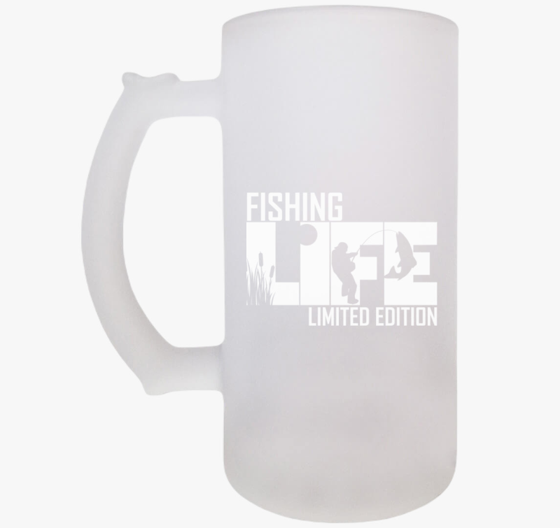 Fishing life mintás söröskorsó