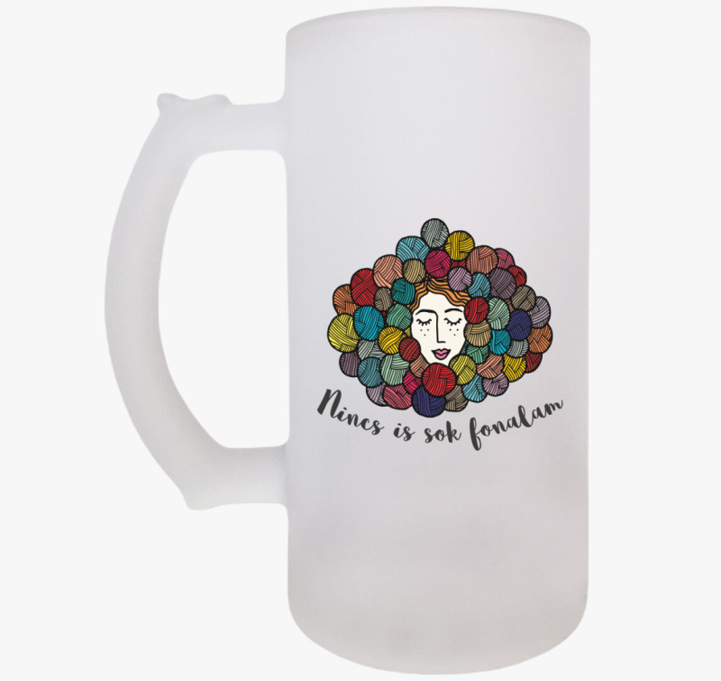 Nincs is sok fonalam színes söröskorsó