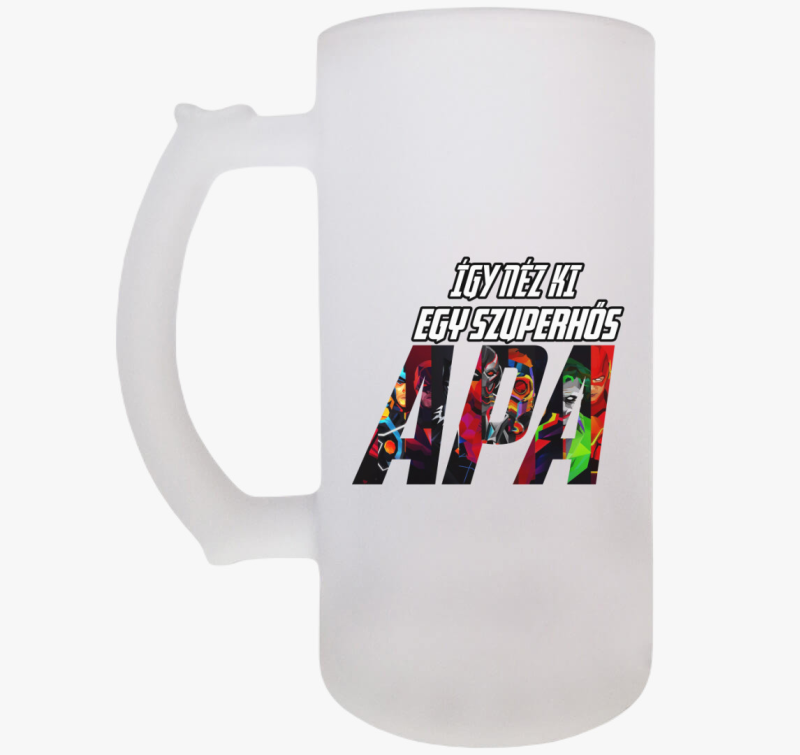 Így néz ki egy szuperhős apa söröskorsó