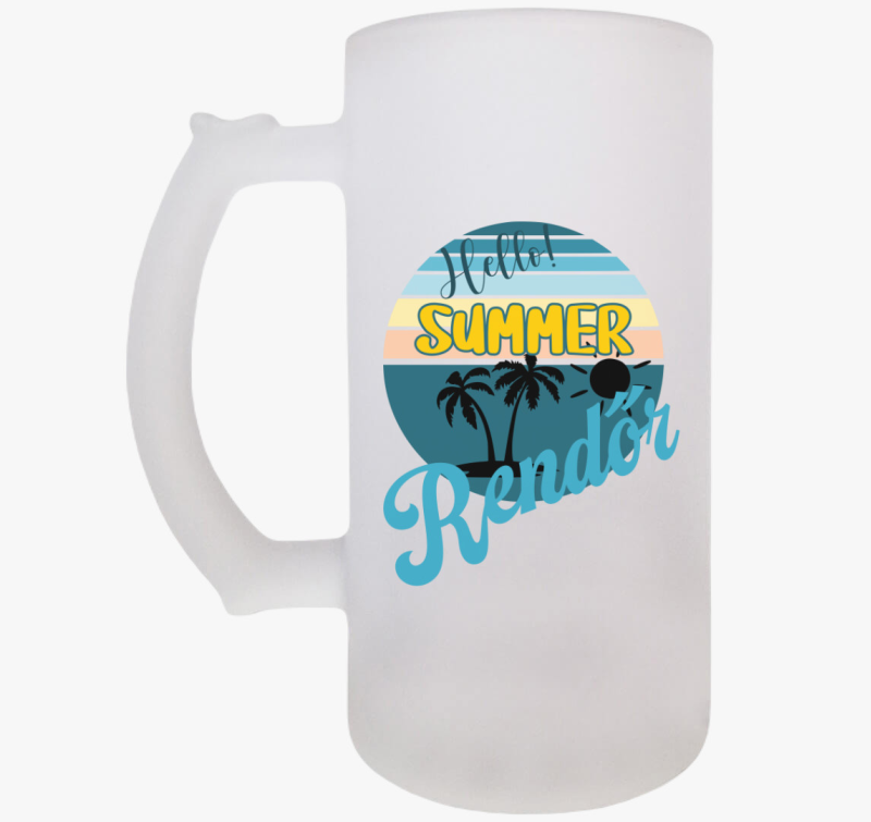 Hello Summer rendőr söröskorsó