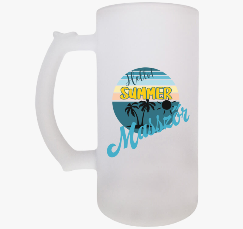 Hello Summer masszőr söröskorsó