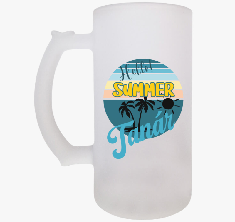 Hello Summer tanár söröskorsó