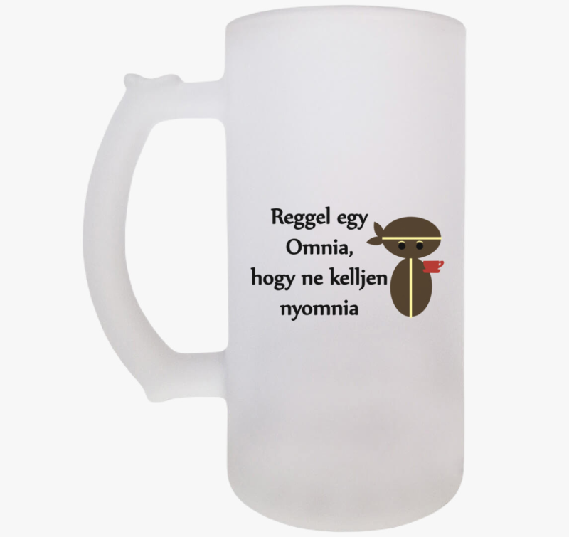 Vicces reggeli kávés söröskorsó
