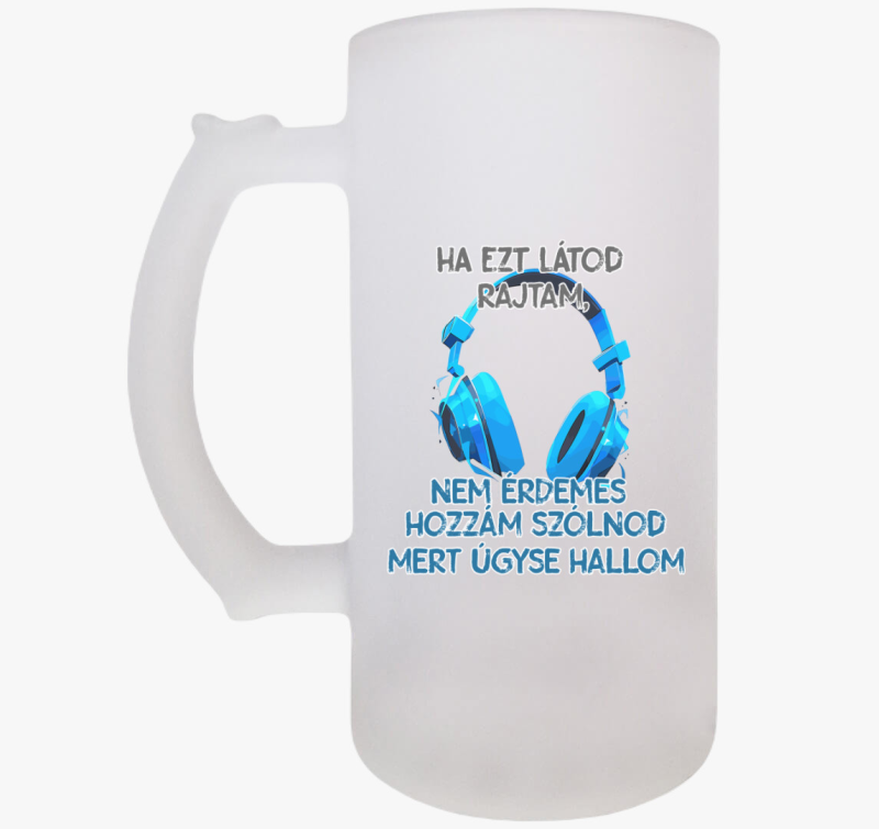 Gamer Fejhallgató söröskorsó