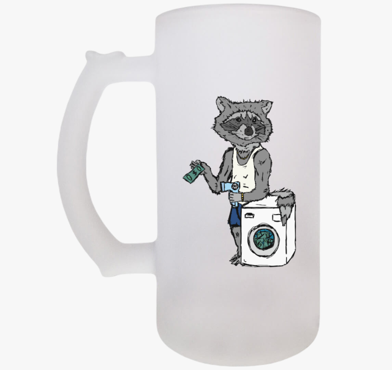 Pénzmosó mosómedve söröskorsó