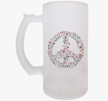 Békejel virágokból -...