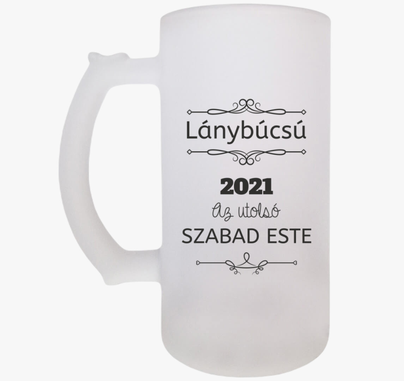 Lánybúcsú utolsó szabad este söröskorsó