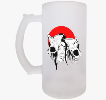 Japán női koponyás s...