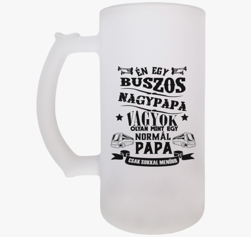 Buszos nagypapa söröskorsó