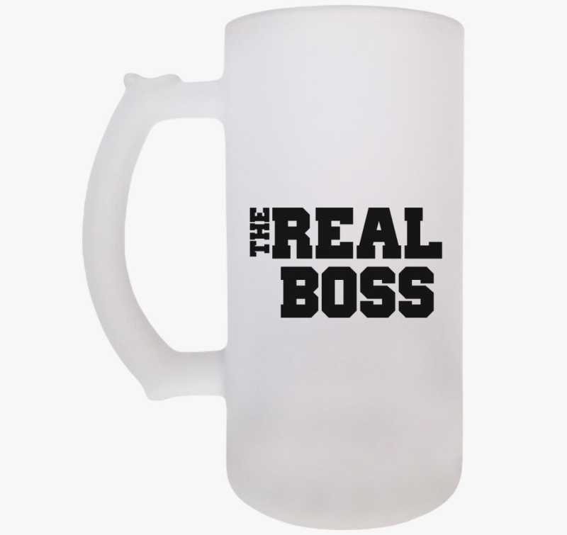 Az igazi főnök - The real boss söröskorsó