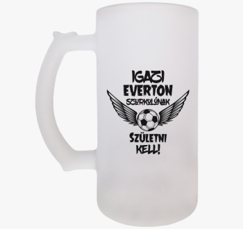Everton szurkoló sör...