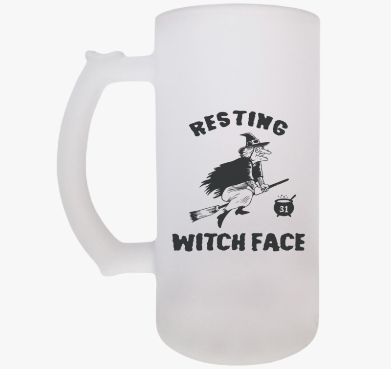 Resting Witch Face söröskorsó
