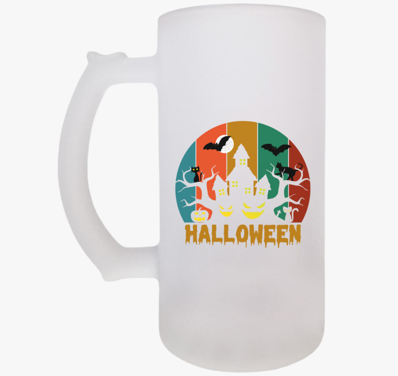 Halloweeni éjszaka söröskorsó