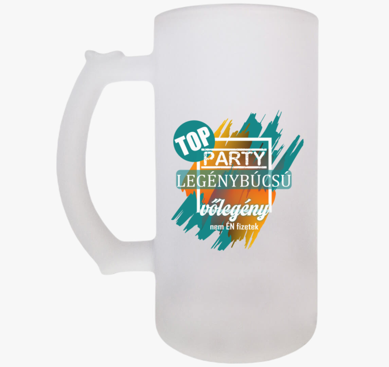 TOP Legénybúcsús Vőlegény söröskorsó