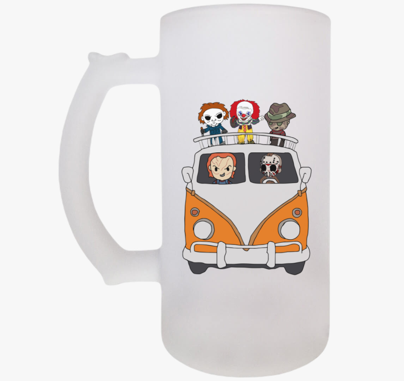 Halloweeni karakterek söröskorsó