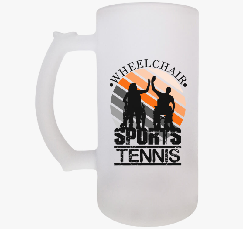 Kerekesszékben sport tennis söröskorsó