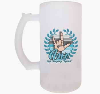 Jelbeszéd LOVE sörös