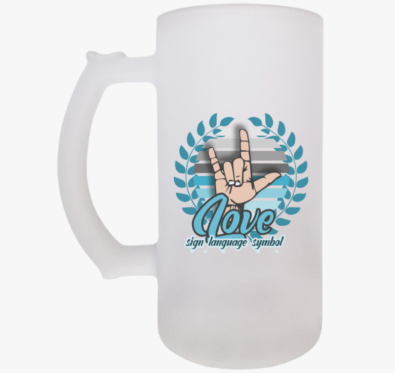 Jelbeszéd LOVE söröskorsó