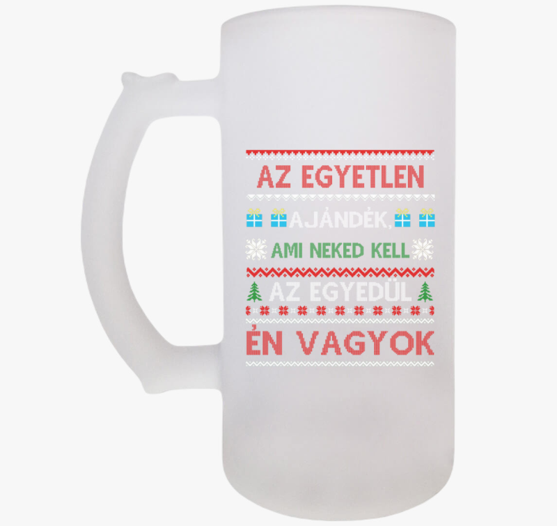 Az egyetlen ajándék söröskorsó