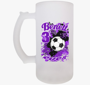 Focilabda lila fehér...