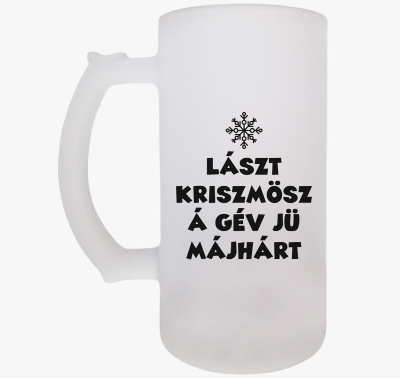 Lászt kriszmösz 2 söröskorsó