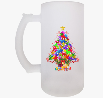 Puzzle karácsonyfa s...