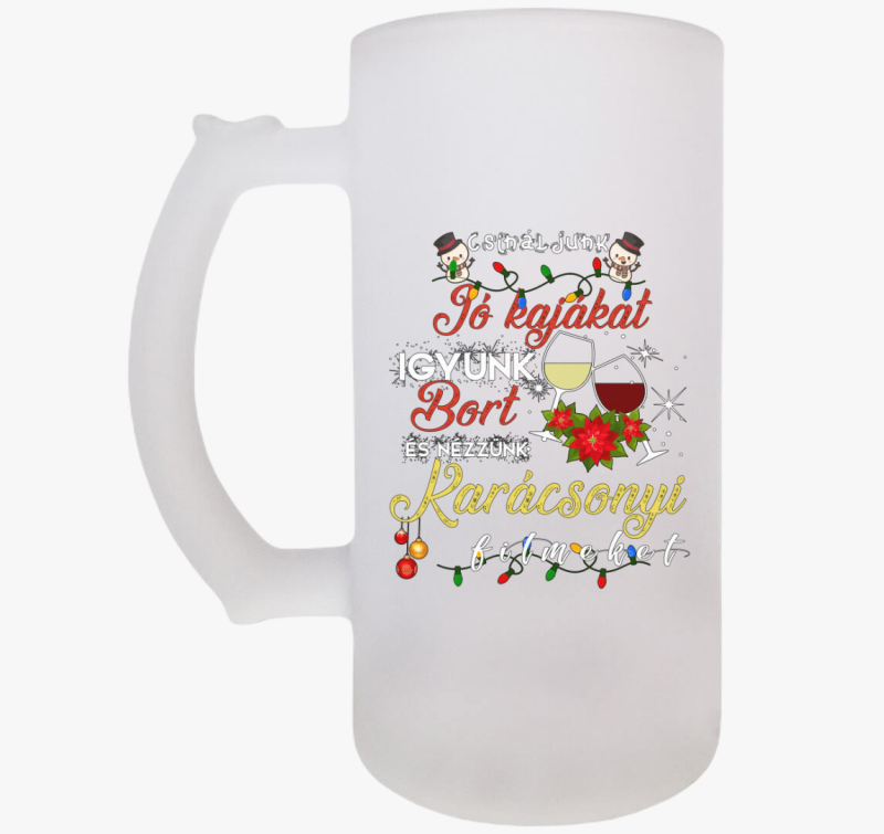 Jó kaja, bor és filmek karácsonyi söröskorsó