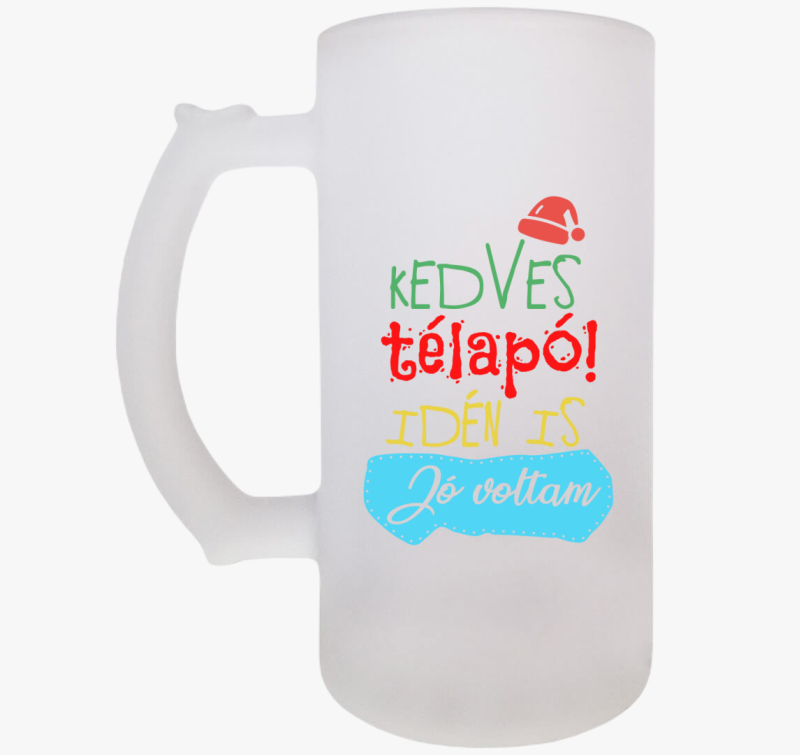 Kedves télapó söröskorsó