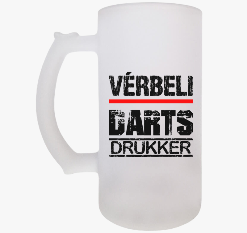 Vérbeli darts drukker söröskorsó