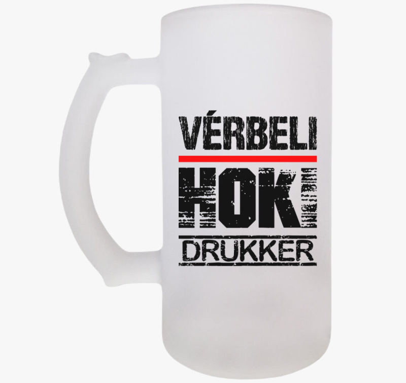 Vérbeli hoki drukker söröskorsó