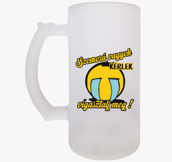 Szomorú söröskorsó