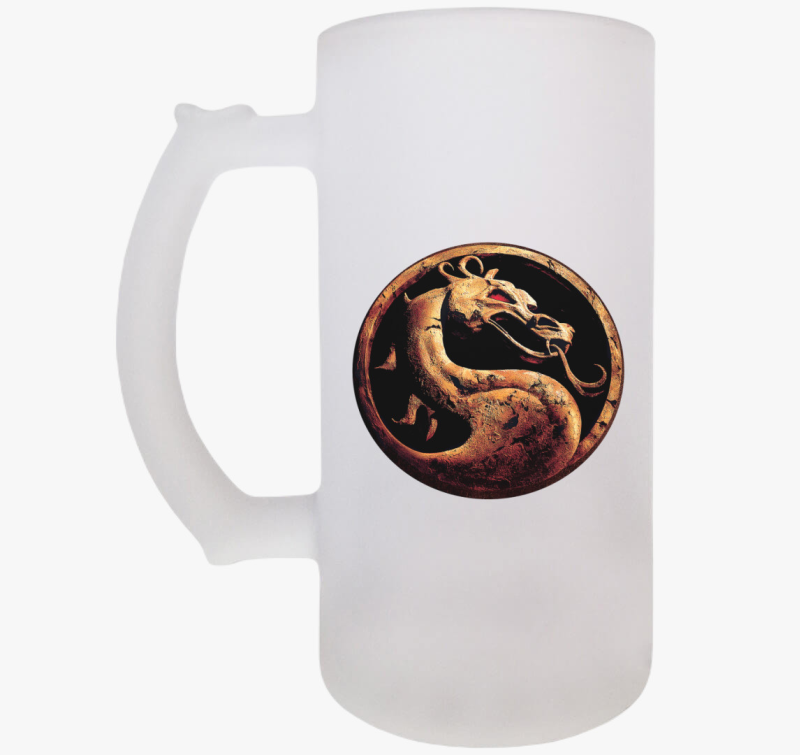 Mortal kombat 1995 mintájú söröskorsó