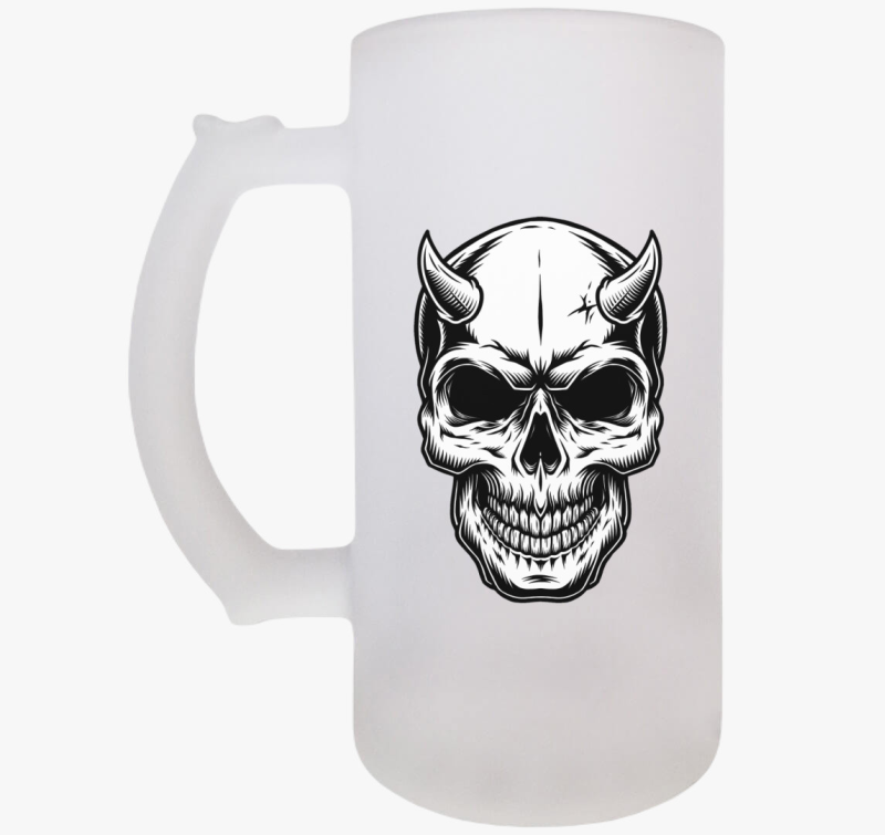 Skull koponya söröskorsó
