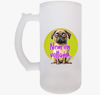 Mopsz kutya söröskor