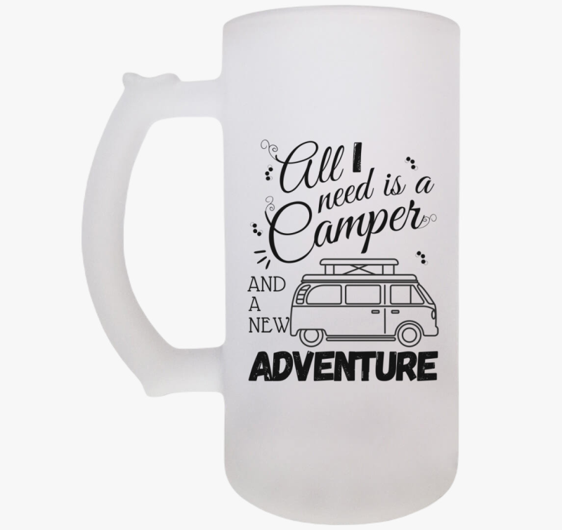 Campervan - All I need is a camper and a new adventure söröskorsó - angol