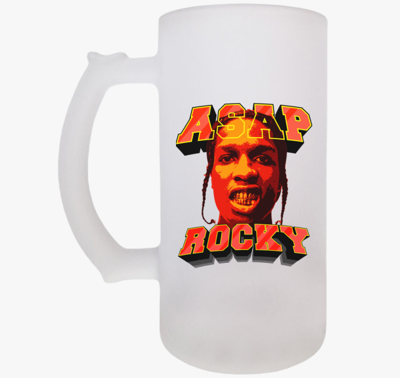 ASAP Rocky portré söröskorsó