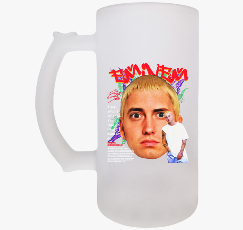 Fiatal Eminem söröskorsó