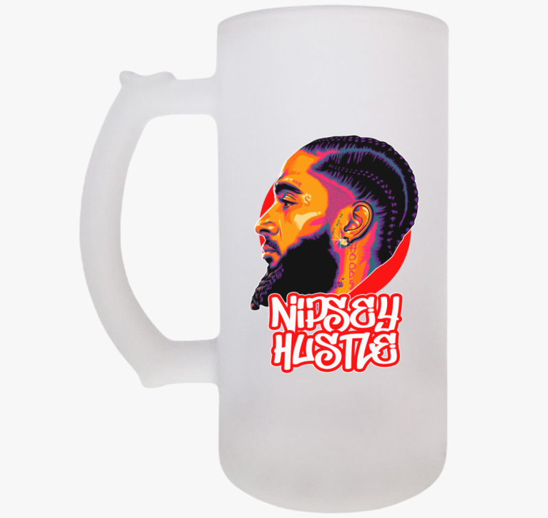Nipsey Hussle portré söröskorsó