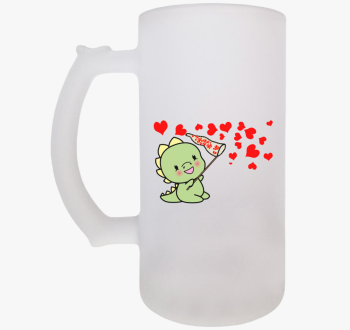 Dínó szívet fúj fiú ...