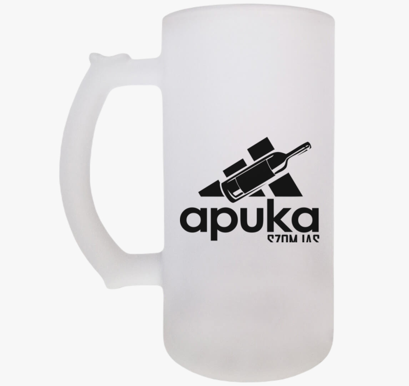 Apuka ivós márkás söröskorsó