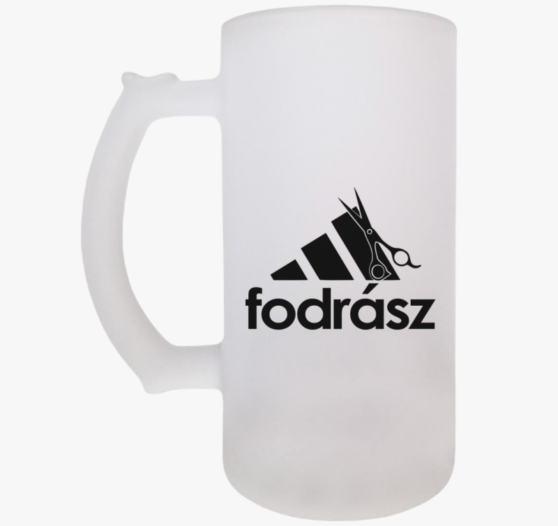 Fodrász márkás söröskorsó