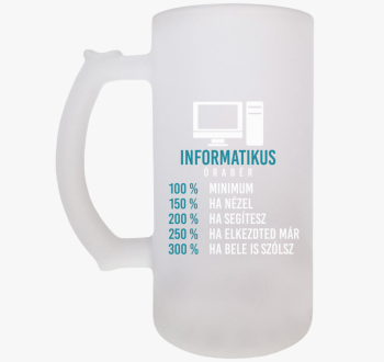 Informatikus órabér ...