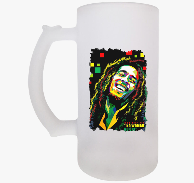 Bob Marley színes söröskorsó
