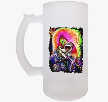 Színes punk koponya ...