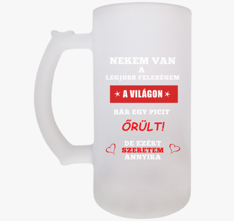 A feleségem söröskorsó